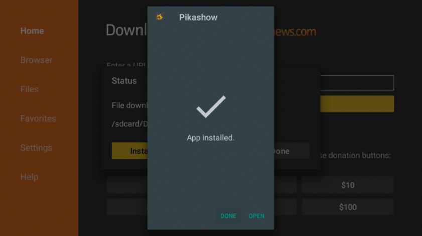 Pikshow APK for Firestick